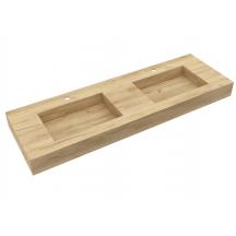 Deska se zabudovaným umyvadlem Salgar Compakt 150x51x12 cm dub afrika 25461