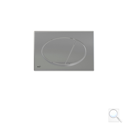 Ovládací tlačítko Alcaplast plast chrom mat M72. obr. 1
