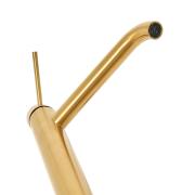 Vysoká umyvadlová baterie SAT Aurum bez výpusti broušená zlatá mat SATBAUR285BG. obr. 6