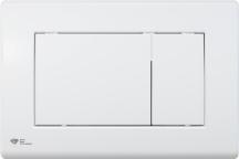 Ovládací tlačítko SAT plast bílá lesk SATAT20