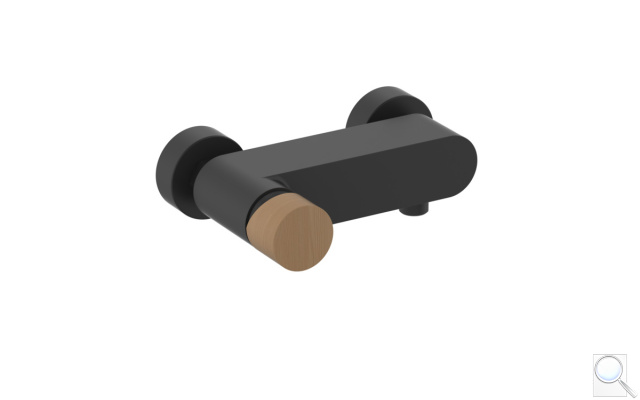 Sprchová baterie SAT Fusion bez sprchového setu 150 mm páka světlé dřevo mat SATBSFU268DSC. obr. 1