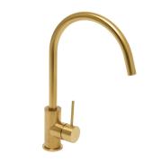 Dřezová baterie SAT Aurum s otočným ramínkem broušená zlatá mat SATBAUR280BG. obr. 3 