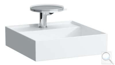 Umývátko Laufen Kartell By Laufen 46x46 cm bez otvoru pro baterii, bez přepadu H8153310001121. obr. 1