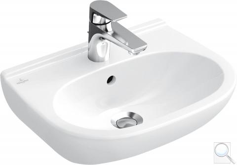 Umyvadlo Villeroy & Boch O.Novo šířka 55 cm otvor pro baterii uprostřed 51665501 obr. 1