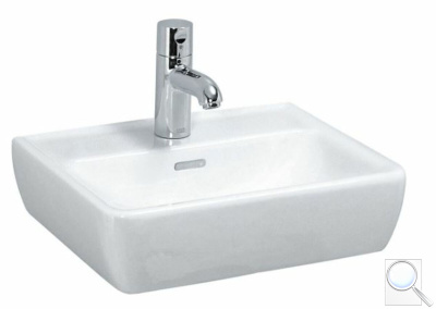 Umývátko Laufen Pro 45x34 cm otvor pro baterii uprostřed H8119520001041. obr. 1