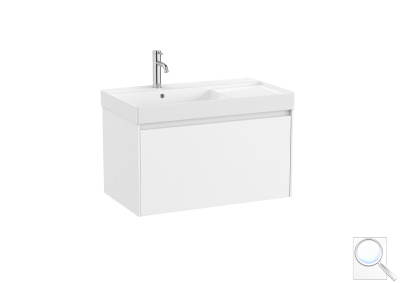Koupelnová skříňka s umyvadlem Roca ONA 80x50,5x46 cm bílá mat ONA801ZBML. obr. 1