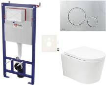 Závěsný WC set do lehkých stěn / předstěnová SAT BREVIS SIKOSSBRTOR71K