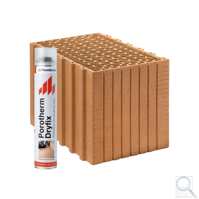 Cihla Porotherm 38 Profi Dryfix - Broušená. obr. 1