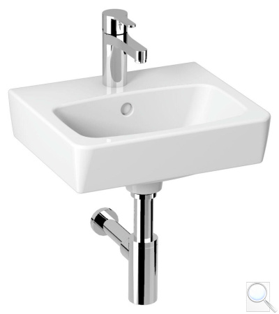 Nábytkové umývátko Jika Lyra Plus Viva 40x34 cm otvor pro baterii uprostřed H8153800001041. 
