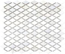 Kamenná mozaika Mosavit Diamond blanco bílá