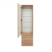 Koupelnová skříňka vysoká Naturel Savona 40,2x157x21,7 cm dub halifax/mat SAVONAV40DH (obr. 2)
