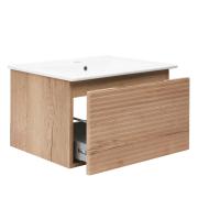 Koupelnová skříňka s umyvadlem Naturel Savona 78x43x44,8 cm dub halifax mat SAVONA80DH. obr. 2