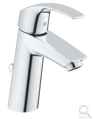 Umyvadlová baterie Grohe Eurosmart s výpustí chrom 2339310E. 