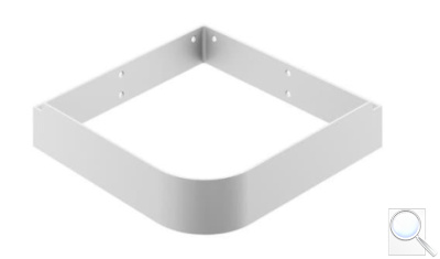 Konzole pod umyvadlo Ravak Yard 36x9x36 cm Bílá X01775. obr. 1