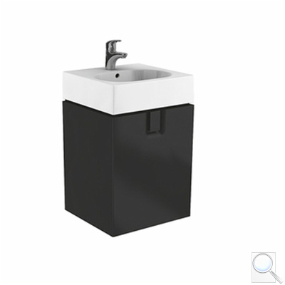 Koupelnová skříňka pod umyvadlo KOLO Twins 60x57x46 cm černá mat 89488000. obr. 1