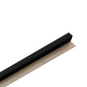 Obkladová Lamela Fineza Spline black 275 x 6,4 cm černá. SPLINEBO1-001 