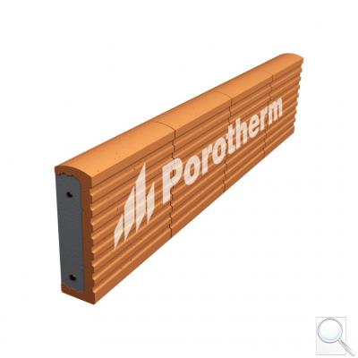 Překlad Porotherm KP 7 100 - 350 cm - Keramické nosné 3D model Porotherm lintel KP 7
