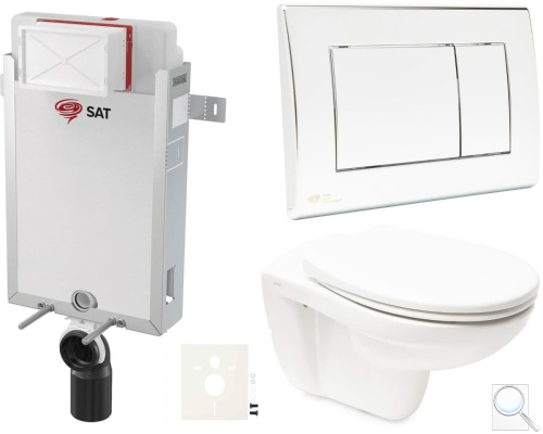 Závěsný WC set k zazdění Vitra Normus SIKOSZNORBO21. obr. 1