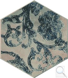 Dekor Cir Miami blue hexagon colins mix barev