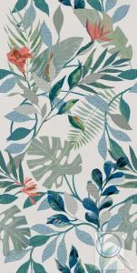 Obklady Fineza Fiore motif white bílá