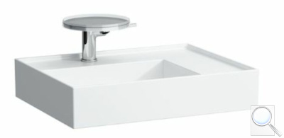 Umyvadlo Laufen Kartell By Laufen 60x46 cm otvor pro baterii, bez přepadu H8103340001111. obr. 1