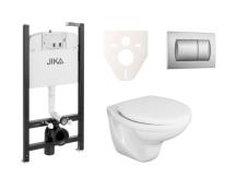 Závěsný WC set Jika do lehkých stěn / předstěnová montáž+ WC Fayans Neo SIKOJSJ3