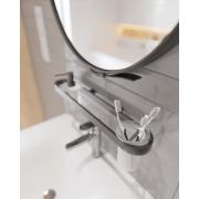 Dávkovač mýdla SAT Simply R PVD PVD gun metal/mléčné sklo SATDSIMRDAVGM. obr. 7