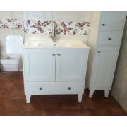 Koupelnová skříňka s umyvadlem Naturel Provence 90x46 cm bílá PROVENCE90BT (obr. 3)