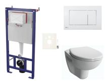 Závěsný WC set SAT do lehkých stěn / předstěnová montáž+ WC VitrA Normus SIKOSSNOR20K