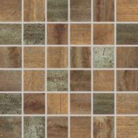 Mozaika Rako Rush metal hnědá