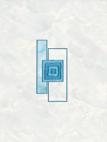 Dekor Multi Laura modrá