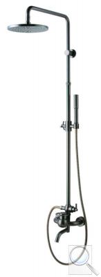Sprchový systém WF Industrial s pákovou baterií olejem gumovaný bronz SIKOBWFSVS obr. 1
