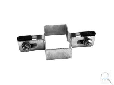 Příchytka na sloupek 60 x 40 mm průběžná Zn. 