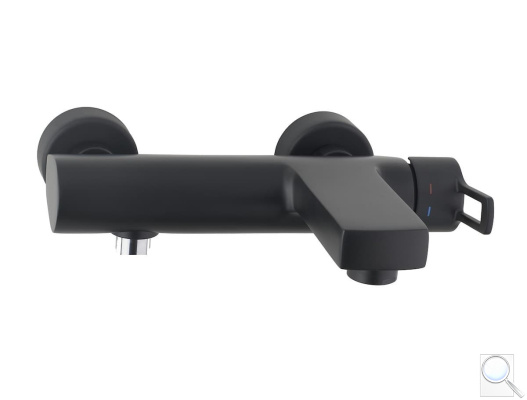 Vanová baterie Paffoni Ringo bez sprchového setu 150 mm černá RIN022NO. 