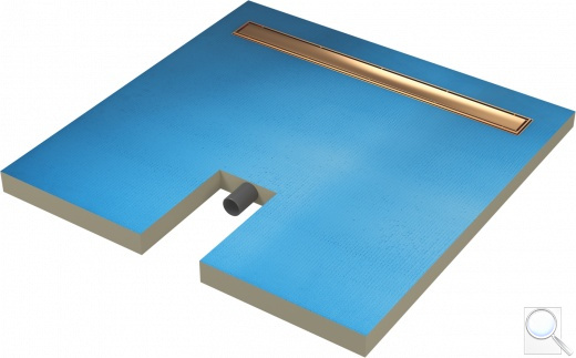 Deska s liniovým žlabem LD-I PRO. 