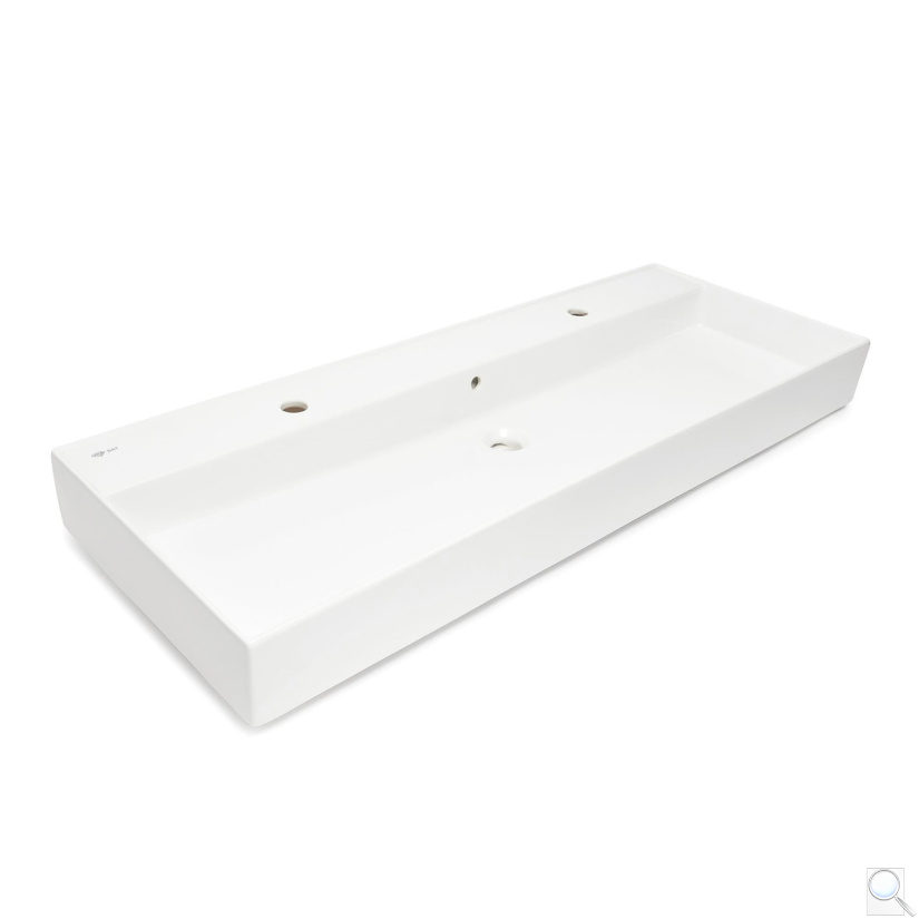 Umyvadlo SAT Infinitio 121,4x46,9 cm dva otvory pro baterii SATINF12046. obr. 1