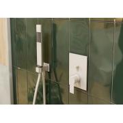 Vanová baterie SAT B-Way včetně podomítkového tělesa bílá matná SATBSBW215B. (10)