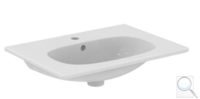 Nábytkové umyvadlo Ideal Standard Tesi 63x45 cm otvor pro baterii uprostřed T351001. obr. 1