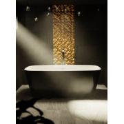 Volně stojící vana SAT 151x72 cm litý mramor levá i pravá černo/bílá SATDOR150. obr. 6&nbsp;