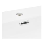 Nábytkové umyvadlo SAT Fusion 100,6x46 cm bílé matné, otvor pro baterii uprostřed SATFUS10046MW. obr. 4&nbsp;