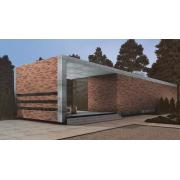 Fasádní pásek Klinker mix žíhaný červená reliéfní. BRIST-002&nbsp;