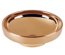 Umyvadlo na desku Vitra Water Jewels 40x40 cm měď 4334-073-0016