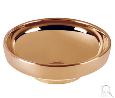 Umyvadlo na desku Vitra Water Jewels 40x40 cm měď 4334-073-0016. 