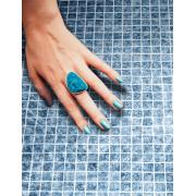 Skleněná mozaika Mosavit Burbujas modrá. BURBUJAS-001&nbsp;