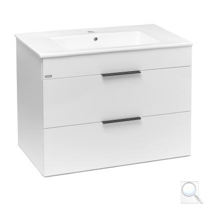 Koupelnová skříňka s umyvadlem Jika Plan 80x44,1x62,2 cm bílá H4537621763001 obr. 1