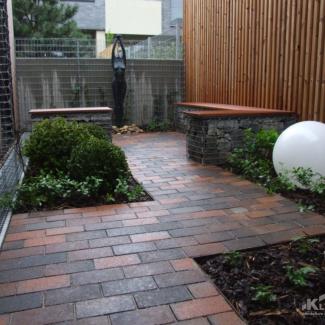 Klinker ukázky realizací - Dlažba Altona blaurot  - 