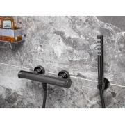 Sprchová baterie SAT DARK bez sprchového setu PVD Gun Metal SATBSDA268. obr. 4 