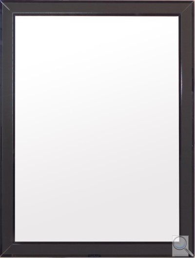 Zrcadlo s fazetou Amirro 60x80 cm černá 411-101, ZSALANT8060F. 