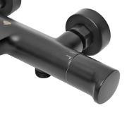 Vanová baterie SAT Dark bez sprchového setu 150 mm černá/mat SATBSDA222C. obr. 3 