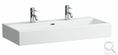 Nábytkové umyvadlo Laufen Living City 100x46 cm dva otvory pro baterii H8184370001071 obr. 1